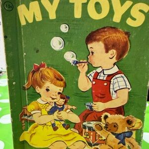 MY TOYS by AUGUSTA R GOLDEN Rand McNally Junior Elf 1955 HC [Hardcover] Augusta